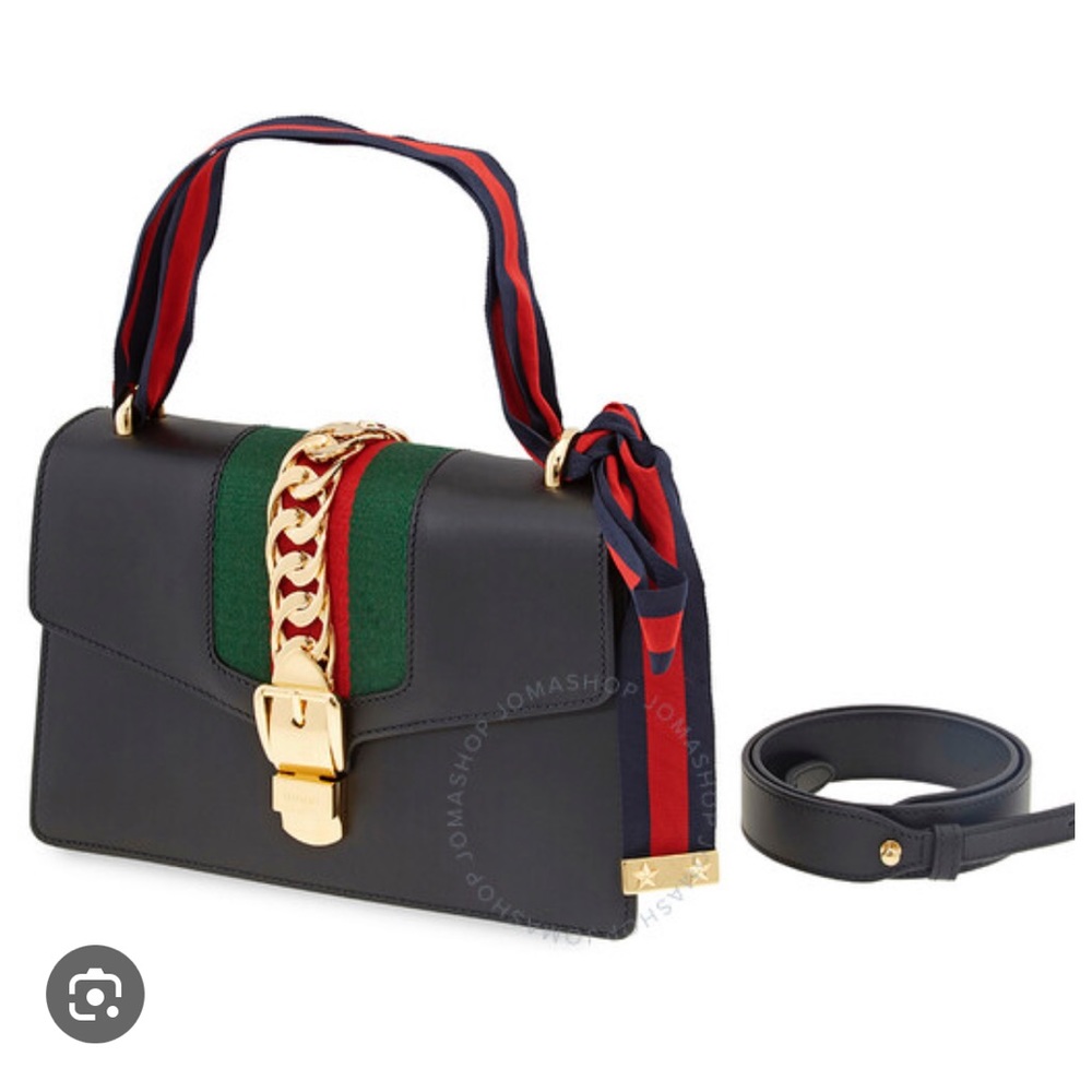 GUCCI leather Sylvie shoulder bag